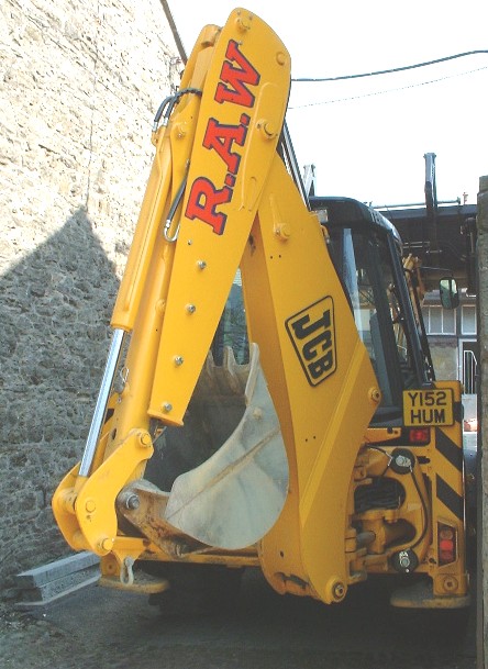 R. A. Wheeler's new JCB poses for the 'family album'!