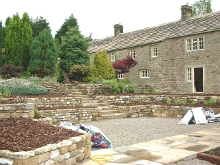 Garden views at the Ramsgill house