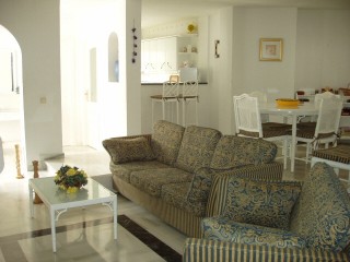 This luxury apartment in the Spanish resort of Mijas is available for rental.
